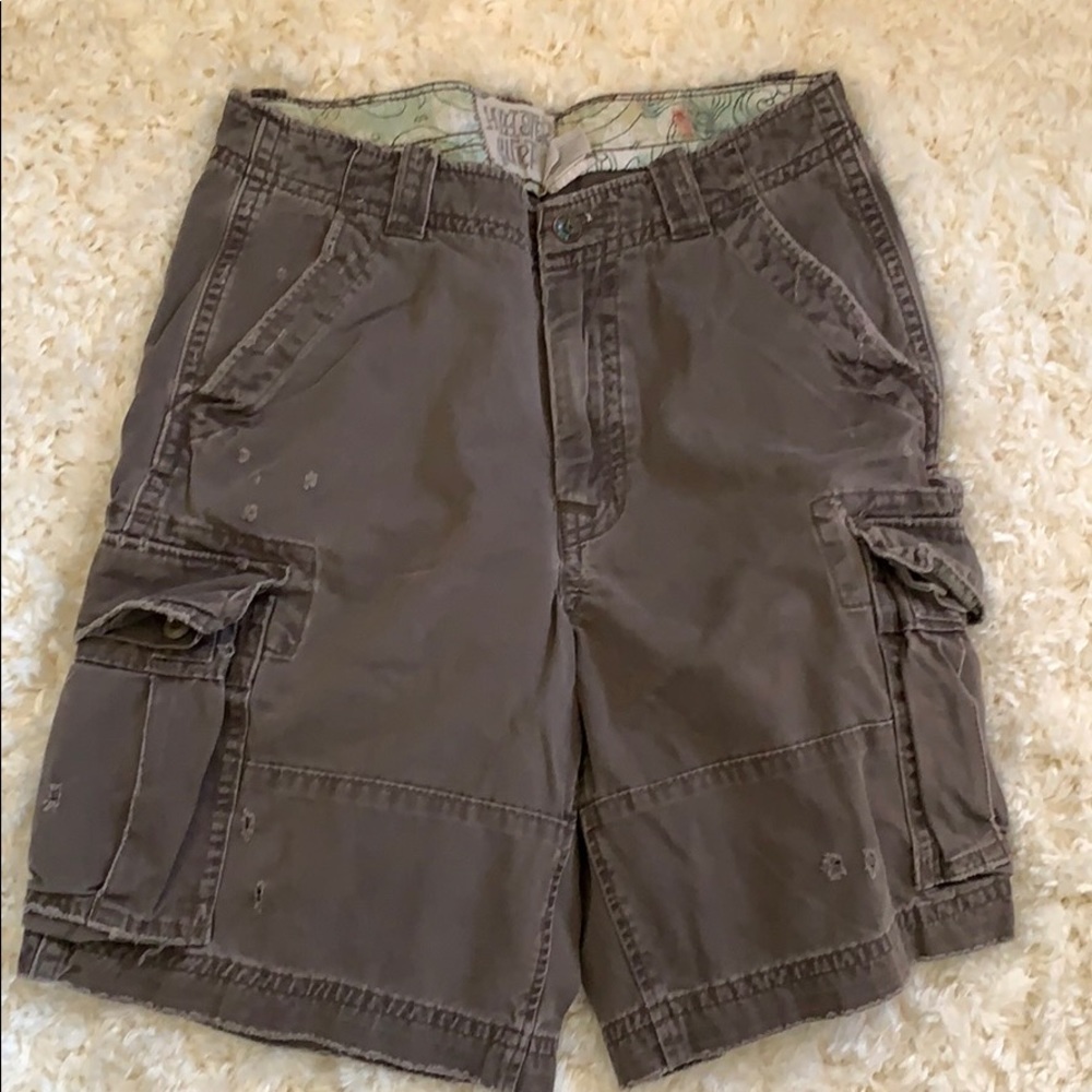 Dark greenish Men’s hollister cargo shorts